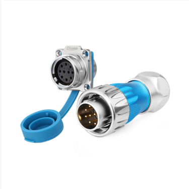 کانکتور 10 پین صنعتی ضد آب قفل شونده  400 ولت 10 آمپر مدل DH24