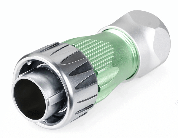 کانکتور فیبر نوری کابل خور صنعتی ضد آب قفل شونده مدل DH24( بدون کابل)